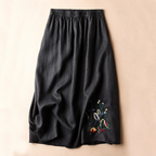 Soleia Linen Midi Skirt 3