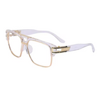 Valerio Gold-Trim Square Shades10