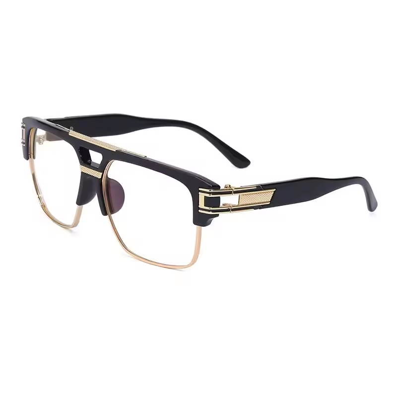 Valerio Gold-Trim Square Shades11