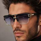 Valerio Gold-Trim Square Shades3