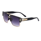 Valerio Gold-Trim Square Shades8