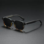 Victor Sculpted Frame Sunglasses with Jet-Black Lenses 2