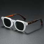 Victor Sculpted Frame Sunglasses with Jet-Black Lenses 4