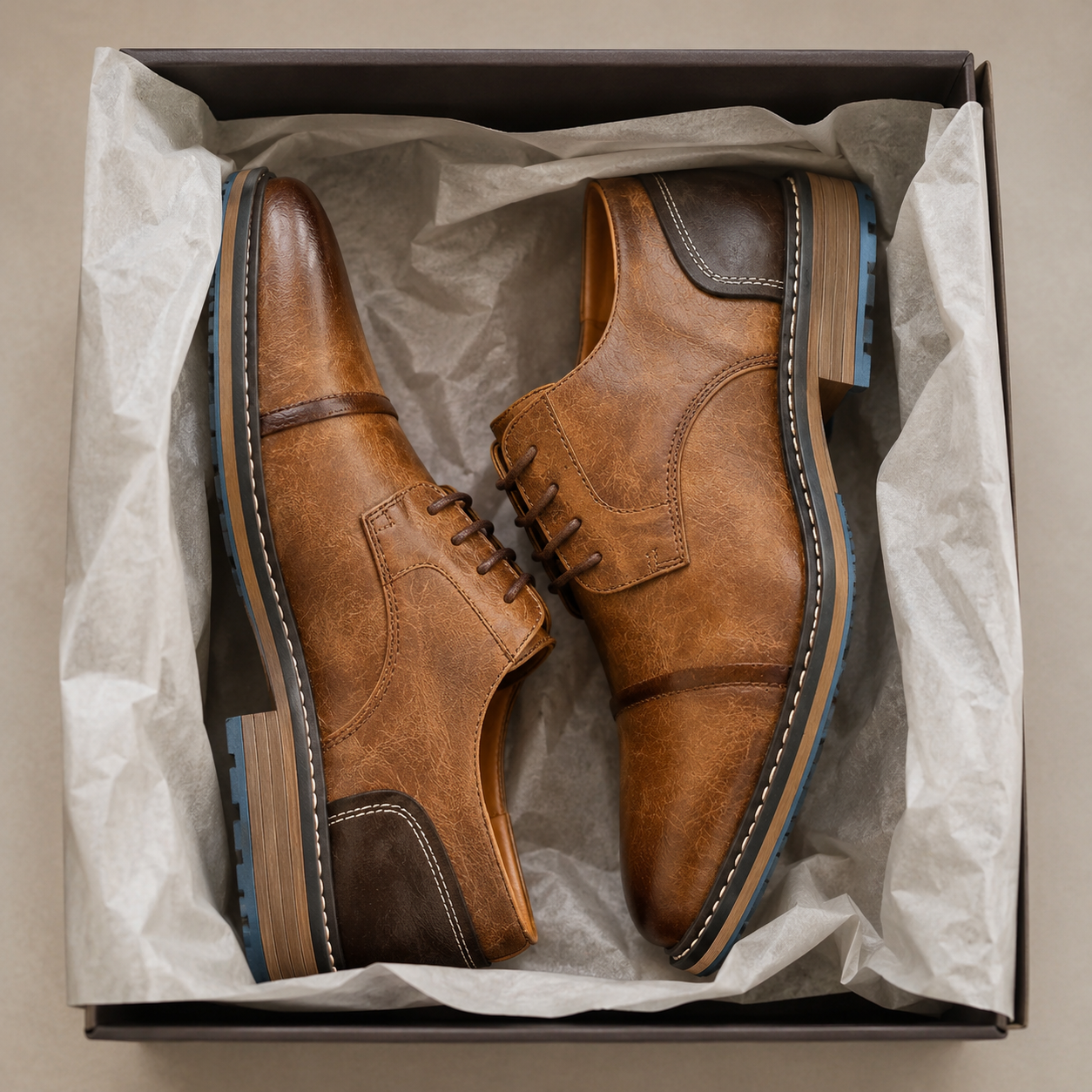 Vittorio Cap-Toe Derby Shoe1