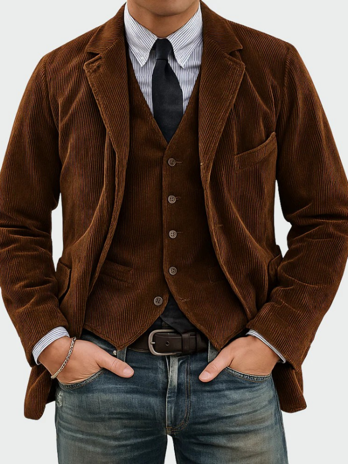 Wesley Corduroy Blazer Set 1