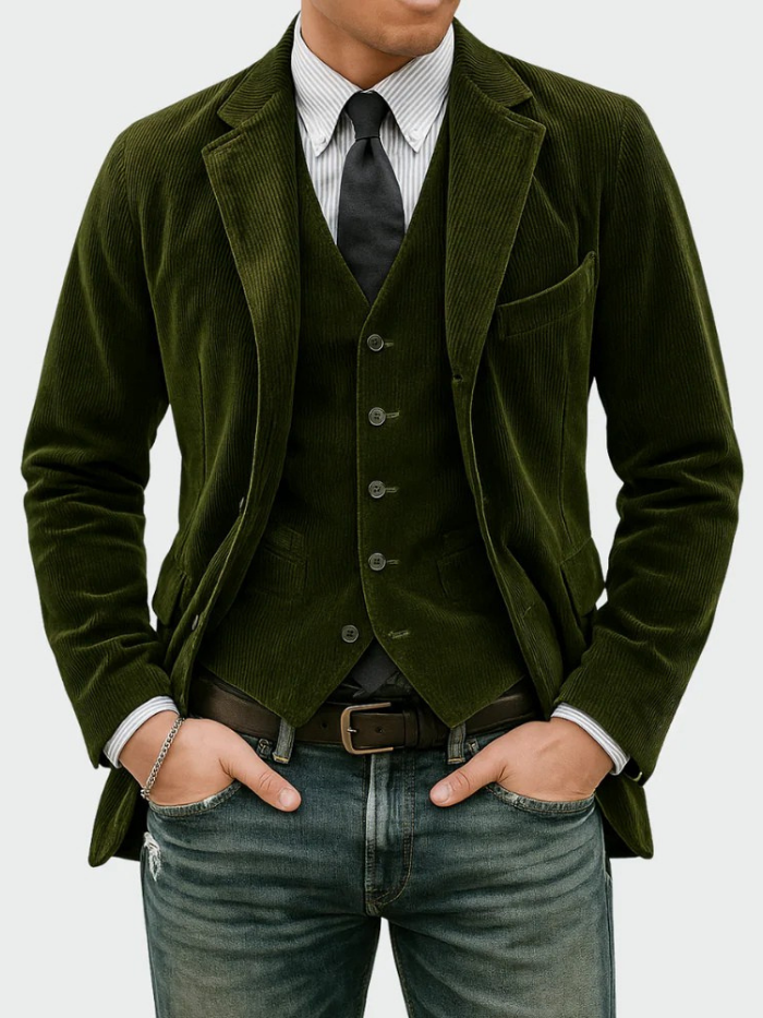 Wesley Corduroy Blazer Set 2