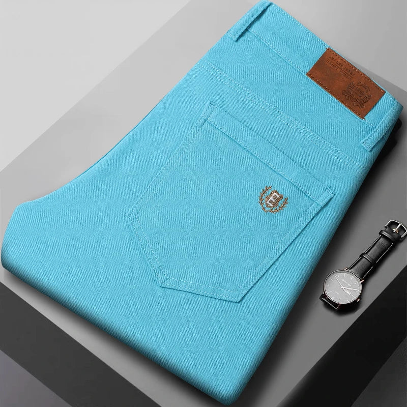 Wesley High-Stretch Denim Trousers 0