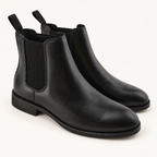 Holloway Chelsea boots — Black leather hero