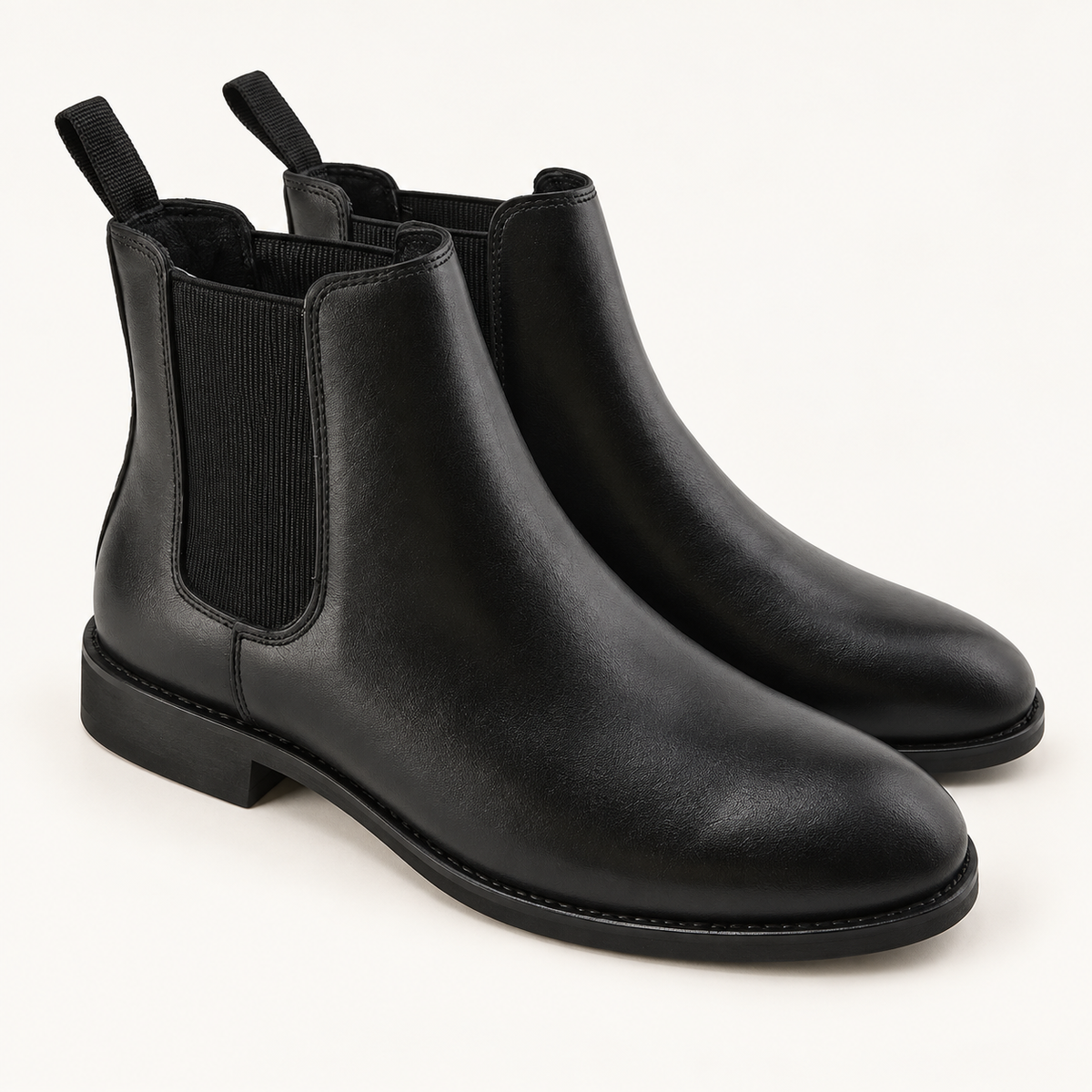 Holloway Chelsea boots — Black leather hero