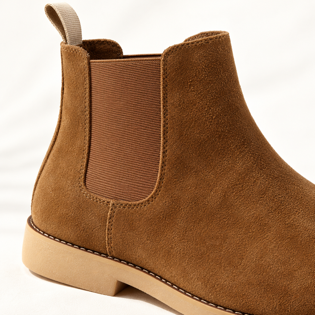 Holloway Chelsea boots — Caramel detail