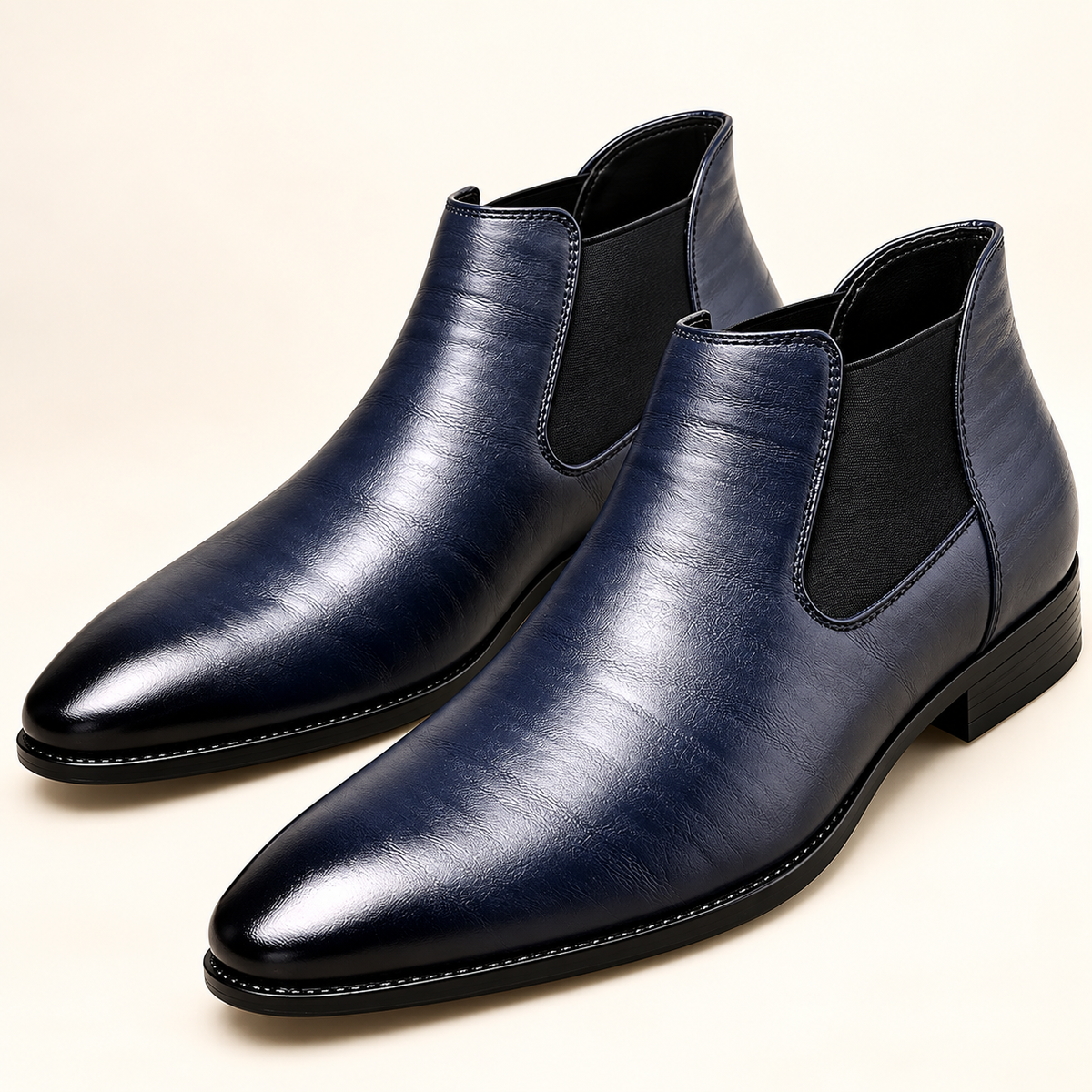 Lucca Comfort Dress Shoes — Blue — studio