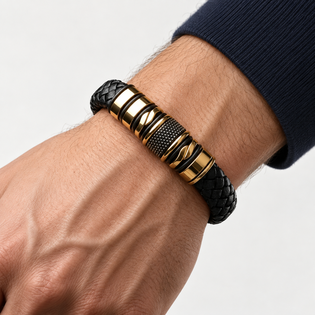 Marchetti Brushed Gold — worn