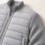 Matteo Hybrid Puffer Jacket — fabric detail