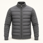 Matteo Hybrid Puffer Jacket — dark grey