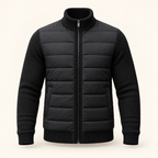 Matteo Hybrid Puffer Jacket — black