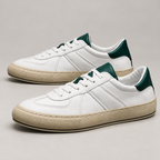 Napoli Leather Sneakers — White — studio