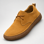 Renzo Suede Slip-On Loafers — Brown — detail