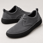 Renzo Suede Slip-On Loafers — Gray — hero
