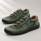 Enzo leather derby — Green — detail