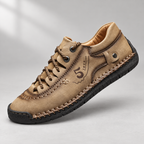 Enzo leather derby — Khaki — hero