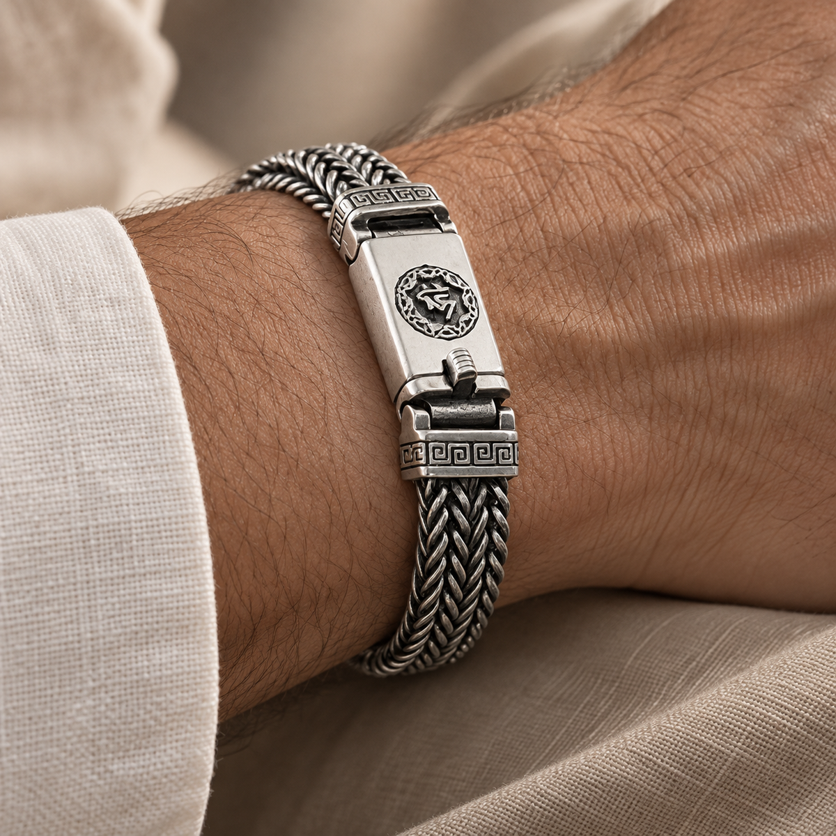 Silvano Chainlink Bracelet — on-wrist view